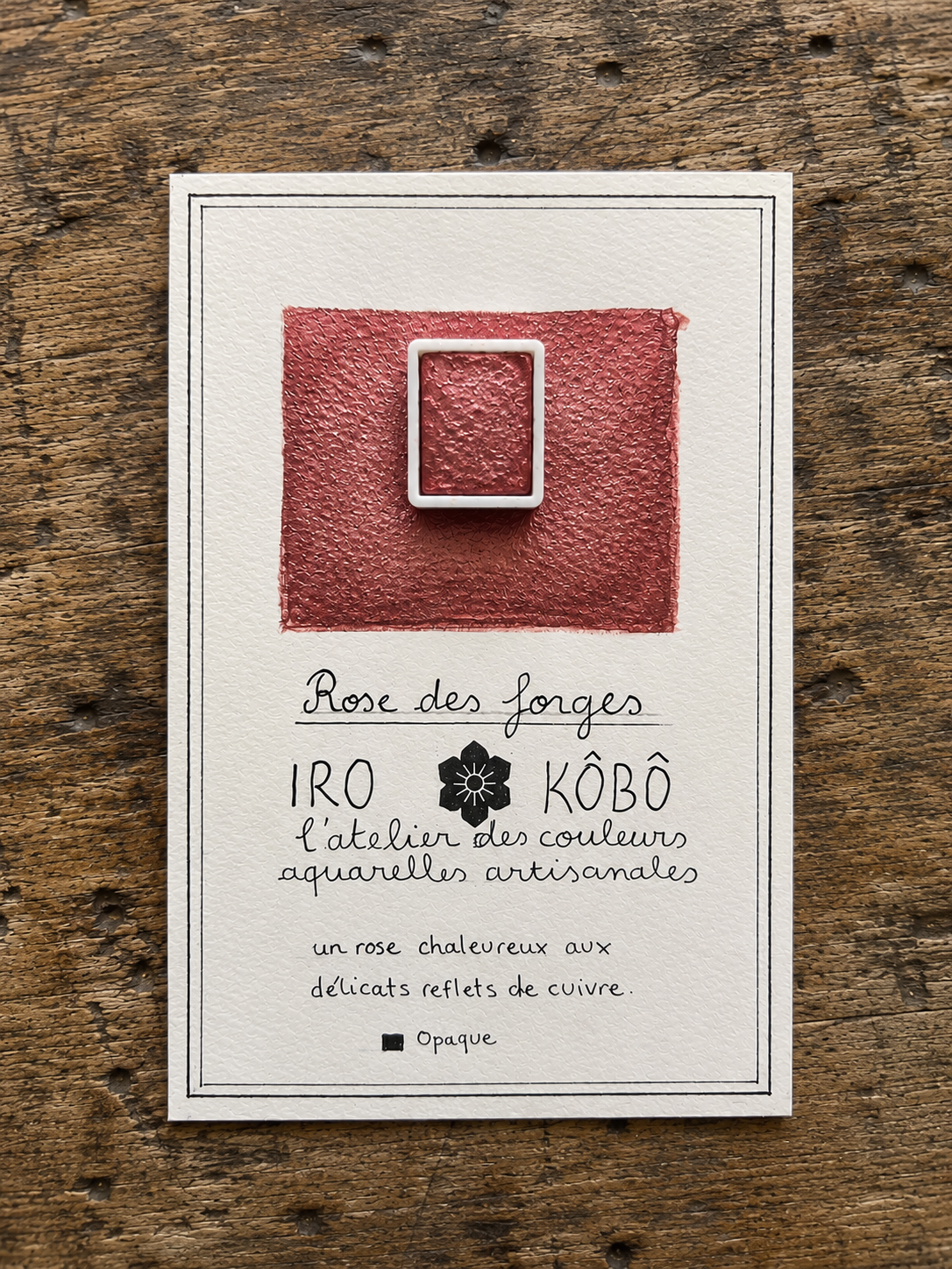 Demi godet // rose des forges