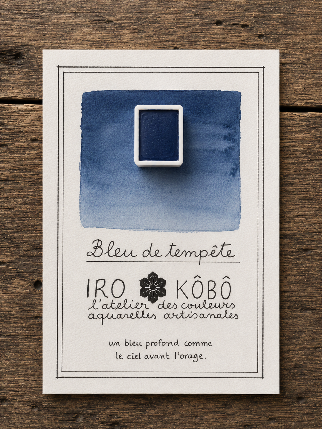 Demi godet // Bleu de tempete